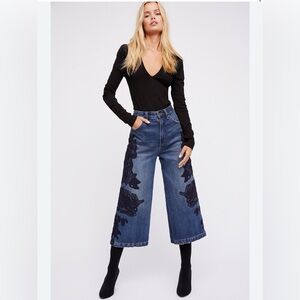 We The Free by Free People wide leg denim jeans